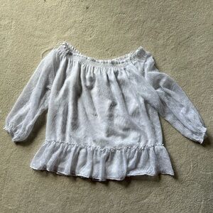 Off the shoulder blouse